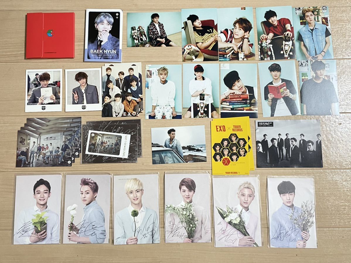 新品本物 EXO シウミン 最新情報 cbx exo 写真 トレカ カード