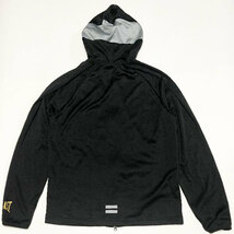 ■EVERLAST/エバーラスト・ジャージ・フードパーカー・ブラックL美品■_画像7