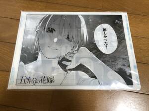 クリアファイル　五等分の花嫁　一花　二乃　三玖　四葉　五月　2期放送記念　受注製造　楽天　原画　5枚セット　未開封　春場ねぎ