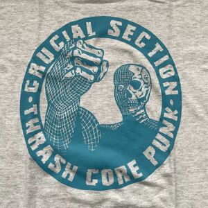 CRUCIAL SECTION バンドTシャツ クルーシャル セクション Tシャツ crucial section 半袖Tシャツ