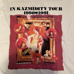 マルコシアスバンプ Tシャツ MARCHOSIAS VAMP 半袖Tシャツ IN KAZMIDITY TOUR オフィシャルTシャツ vintage グラムロック イカ天 Tシャツ