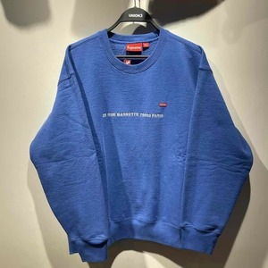 SUPREME 22aw SMALL BOX LOGO CREW NECK PARIS SHOP EXCLUSIVE Lサイズ シュプリーム スモールボックスロゴ パリショップ限定