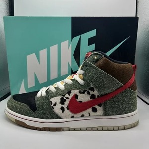 NIKE SB 19ss Dunk High Pro WALK THE DOG 27.5cm BQ6827-300 ナイキエスビー ダンクハイ プロ ウォークザドッグ イヌ