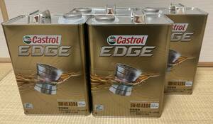 4L×4本 カストロール エッジ チタニウム 5W-40エンジンオイル TITANIUM EDGE CASTROL ガソリン・ディーゼルエンジン