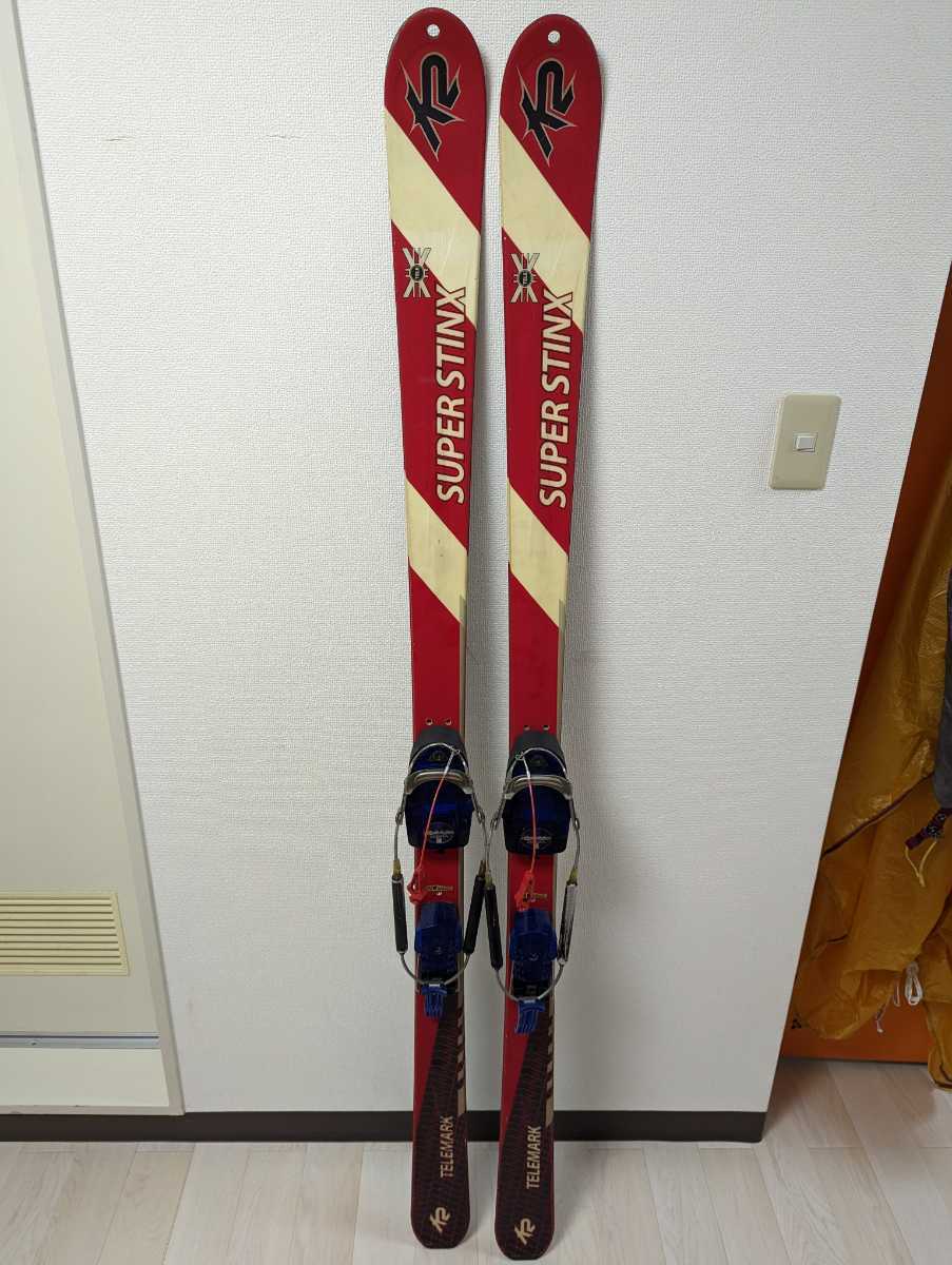ケーツー K2 テレマーク スキー Schi Devil 160cm 77mm ビンディング
