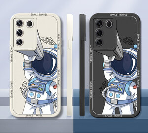 Samsung Galaxy S23ケース ギャラクシー S23ケース サンスム 6.1インチ スマホケース 背面カバー 宇宙飛行士 シリコン ソフトケース