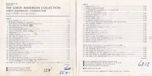 LEROY ANDERSON / ルロイ・アンダーソン / コレクション /中古2CD!!62409_画像3