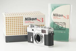 美品 ニコン Nikon S3 YEAR 2000 LIMITED EDITION キィートスにて調整済み #8829