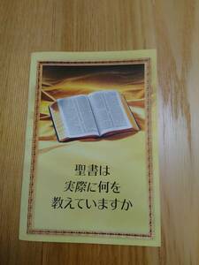 230213-6　聖書は実際に何を教えていますか　発行者ものみの塔聖書冊子協会　2006年印刷