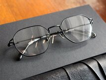 高級モデル※yohji yamamoto ヨウジヤマモト メガネ 52・眼鏡フレーム・黒 Y11_画像1