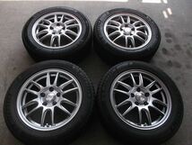 ★程度良好！ディオスｅS6　6.5J×16　IS50　112/5H　205/55R16　ミシュランスタッドレス付！VW　ゴルフ5・6・7・トゥーラン等【B-525】_画像1