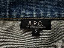 良好 ～90s 日本製 A.P.C. リーバイス 2nd タイプ デニムジャケット S アーペーセー ジージャン 90年代_画像9