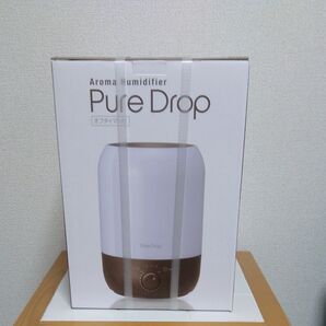 THREEUP アロマ加湿器 ピュアドロップ HF-T1823-DW（ダークウッド）