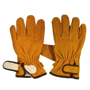 耐熱グローブ 耐熱手袋 本牛革 1つ入り 手袋 柔らかい 裏地綿素材 耐切創手袋 使いやすい 耐刃グローブ 高温耐性 sl1212-l-1p