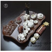 新品！芸術品★ 中国茶器セット 工夫茶 茶道具 急須 高級感 茶具セット お茶会　茶道 135_画像8