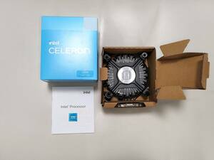 【気分がいいので悪い評価-4まで許容】Celeron G6900 BOX 付属品完備　純正クーラー未使用　保証残有　2023/3/3〜3年間