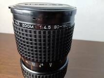実用品 PENTAX / ペンタックス 645 / SMC PENTAX-A ZOOM 1:4.5 80-160mm/SMC PENTAX-A 1:2.8 45mm　フィルムカメラ_画像5
