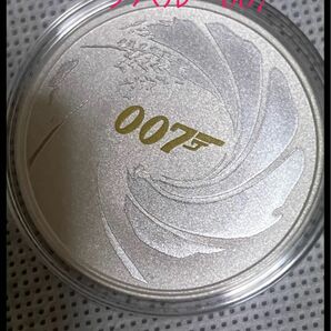 【未使用品】ツバル 2021 ジェームズ・ボンド 007 銀貨