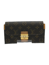 LOUIS VUITTON◆ポルト・フォイユ・エリゼ_モノグラム_BRW/PVC/BRW/総柄/レディース_画像1