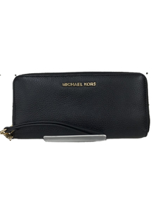 MICHAEL KORS◆長財布/BLK/無地/レディース/35T7GTVE7L/21cm×11cm