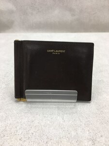 SAINT LAURENT◆2つ折り財布/レザー/レディース