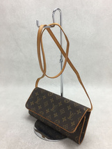 LOUIS VUITTON◆ポシェット・ツインGM_モノグラム_BRW/PVC/ブラウン/茶/M51852/CA0012_画像2