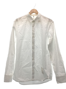 OAMC(OVER ALL MASTER CLOTH)◆長袖シャツ/L/コットン/WHT/無地/OAMS601168/21SS Mark Shirt