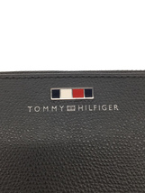 TOMMY HILFIGER◆長財布/レザー/BLK/無地/メンズ_画像3