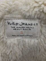 NUDIE JEANS◆モッズコート/S/コットン/BLK/タグ付/SWEDISH PARKA_画像3