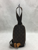 LOUIS VUITTON◆ポシェット・ガンジュ_モノグラム_BRW/PVC/BRW/ブラウン/ショルダーバッグ/M51870_画像4