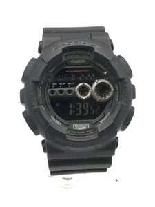 CASIO◆クォーツ腕時計・G-SHOCK/デジタル/BLK/BLK/ジーショック