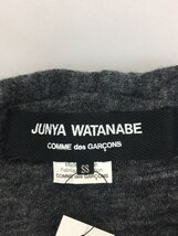 JUNYA WATANABE COMME des GARCONS◆ベスト/SS/モヘア/GRY/無地_画像3