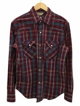 Levi’s REDTAB◆長袖シャツ/L/コットン/RED/チェック/60505-0021_画像1