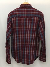 Levi’s REDTAB◆長袖シャツ/L/コットン/RED/チェック/60505-0021_画像2