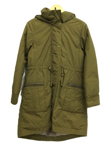 PLST*f- dead long down jacket /0/ cotton / khaki / green / plain /12-3309003