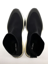 JIMMY CHOO◆ハイカットスニーカー/42/BLK_画像3