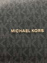 MICHAEL KORS◆ニューベリーミディアムチェーンショルダーバッグ/35F8GNOE2B/PVC/BLK/モノグラム_画像5