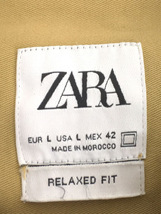 ZARA◆ビックシルエット長袖シャツ/42/CML_画像3