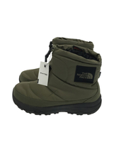 THE NORTH FACE◆Nuptse Bootie WP Logo Short/ヌプシブーティー/26cm/カーキ/NF52076_画像1