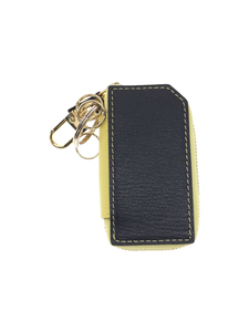 L*arcobaleno* key case / leather /BLK/ plain / lady's 