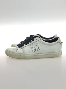 GIVENCHY◆ローカットスニーカー/40/WHT/レザー/使用感考慮/ソール削れ有り