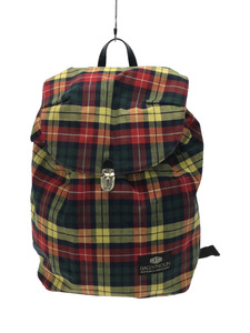 NECESSARY or UNNECESSARY* rucksack / cotton / multicolor / check 