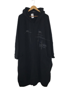 Y’s◆21AW/COTTON LYOCELL FLEECE EMBROIDERY LONG HO/ヨウジヤマモト/2/BLK