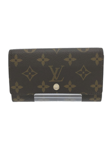 LOUIS VUITTON◆2つ折り財布/-/BRW/レディース/M61735