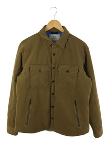 Woolrich◆CORDUROY INSULATION SHIRT/WJOU0067/M/ポリエステル/ベージュ