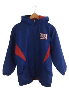 NFL◆00s/NEW YORK GIANTS/ジャケット/L/ポリエステル/BLU