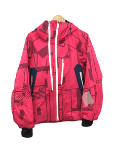 MIZUNO◆ウェアー/M/PNK/Free Ski Print Parka/2020