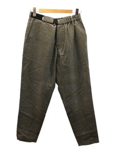 Graphpaper◆グラフペーパー/パンツ/F/グレー/GM204-40285/wool glencheck chef pants