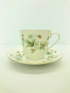 Royal Doulton◆ロイヤルドルトン カップ&ソーサー ストロベリークリーム ティーカップ コーヒーカップ