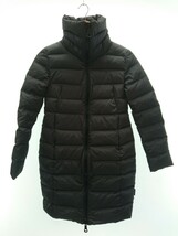 MONCLER◆ロングダウンジャケット/ナイロン/グレー/size00/g32-003/レディース_画像1